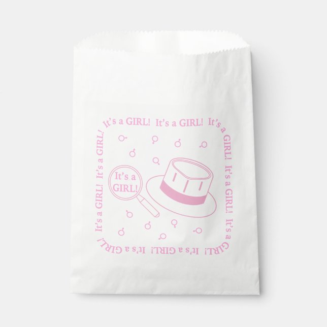 Bolsa De Papel ¡Es una niña! anuncio (Anverso)