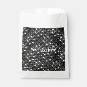 Bolsa De Papel Escalas de negro y blanco caídas
