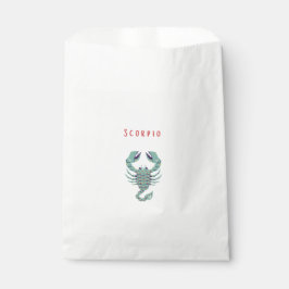 Bolsa De Papel Escorpio rosa, zodiaco, signo zodiacal