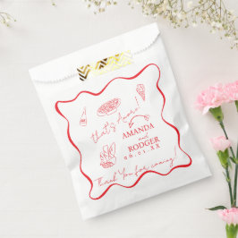 Bolsa De Papel Eso es Amore Italian Doodles Boda 