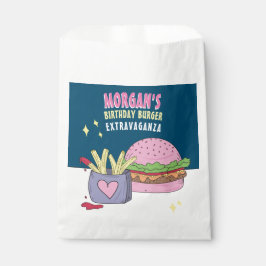 Bolsa De Papel Espectacular fiesta de cumpleaños de la hamburgues