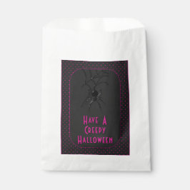 Bolsa De Papel Espeluznante araña de Halloween