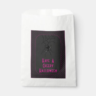 Bolsa De Papel Espeluznante araña de Halloween
