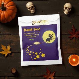 Bolsa De Papel Espeluznante Bruja Gato Negro Cute Gracias Fiesta