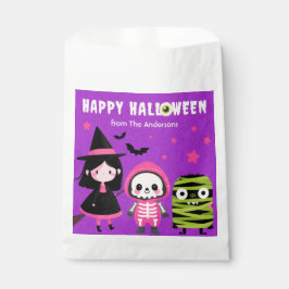 Bolsa De Papel Espeluznante Monstruo Cute Mash Purple Happy Hallo
