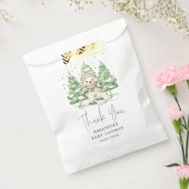 Bolsa De Papel Esquí en Baby Shower de invierno para padres