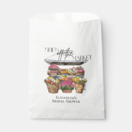 Bolsa De Papel Está Fuera Del Mercado Floral Shop Bridal Shower