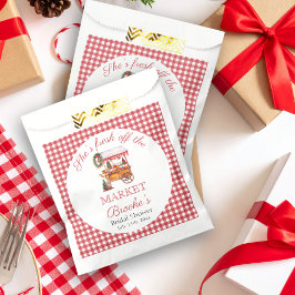 Bolsa De Papel Está recién salida del mercado navidades Bridal Sh