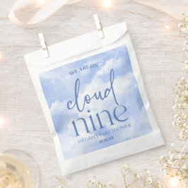 Bolsa De Papel Estamos En Cloud Nueve Blue Baby Shower