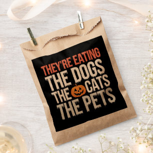 Bolsa De Papel Están Comiendo Los Perros Los Gatos Las Mascotas H