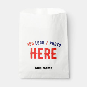 BOLSA DE PAPEL ESTILOSO MODERNO PERSONALIZABLE BLANCO VERIFICADO 