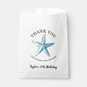Bolsa De Papel Estrella de mar Náutica Playa Tema Oceánico