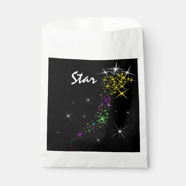 Bolsa De Papel Estrella de Navidad (Anverso)