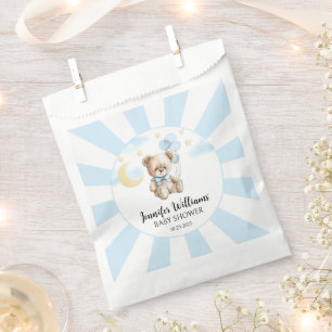 Bolsa De Papel Estrellas de la luna osos de peluche bebé ducha ca