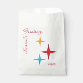 Bolsa De Papel Estrellas de Navidades de sangre, vacaciones moder