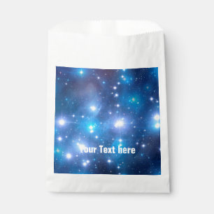 Bolsa De Papel Estrellas del Universo Azul + tus ideas