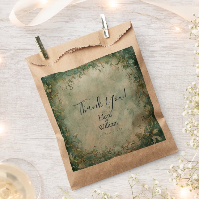 Bolsa De Papel Eternal Grace Fantasy Boda (Cortado)