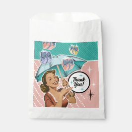 Bolsa De Papel Etiquetas de Favor de Despedida de Soltera con Par