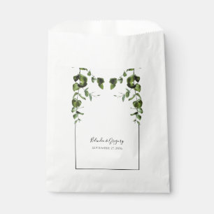 Bolsa De Papel Eucalipto ruso deja Boda