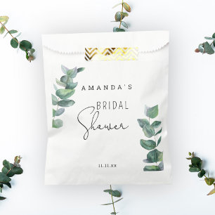 Bolsa De Papel Eucalyptus - ducha de novia