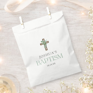 Bolsa De Papel Eucalyptus Favorece el bautismo moderno
