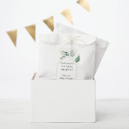 Bolsa De Papel Eucalyptus green-enery personaliza las bolsas de f