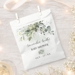 Bolsa De Papel Eucalyptus Greenery Baby Shower