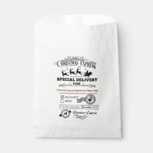 Bolsa De Papel Expreso de Navidad Entrega Especial REGALO Travies