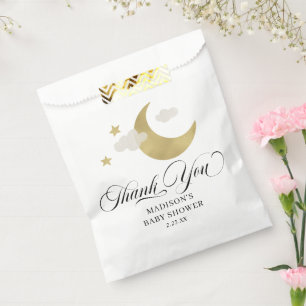 Bolsa De Papel Fa de Baby Shower Moon & Stars