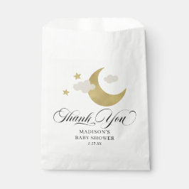 Bolsa De Papel Fa de Baby Shower Moon & Stars