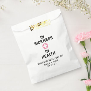 Bolsa De Papel Fa de recuperación de Bodas de SALUD y ENFERMEDAD