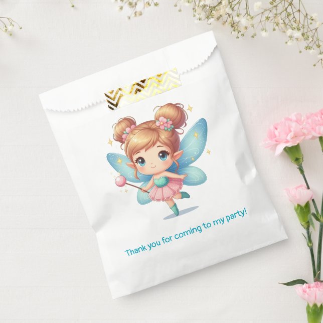 Bolsa De Papel Fairy Birthday Party (Sellado)