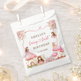 Bolsa De Papel Fairy Floral Girls 1st Birthday Party