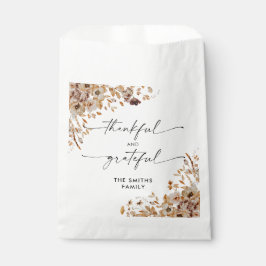 Bolsa De Papel Fall Leaves Thanksgiving Dinner Favor Bags