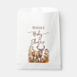 Bolsa De Papel Fall Woodland Deer Baby Shower
