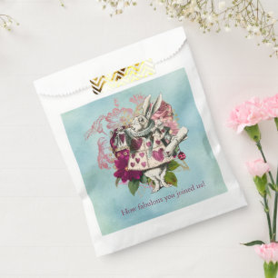 Bolsa De Papel Fancy Wonderland White Rabbit Fiesta