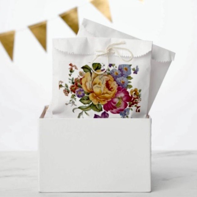 Bolsa De Papel Fantasía floral (Subido por el creador)