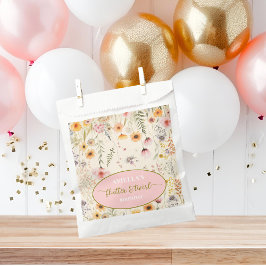 Bolsa De Papel Fantasia Hada Flor Silvestre Revolotea y Gira