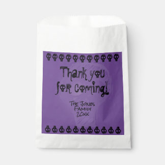 Bolsa De Papel Fantasía por la celebración de Halloween | Púrpura