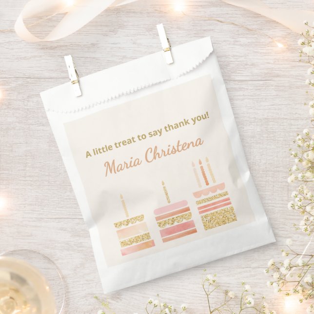 Bolsa De Papel Fantasía y Deseos Cumpleaños (Cortado)