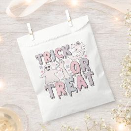 Bolsa De Papel Fantasma Bats Pastel Trick o Trate Halloween