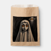 Fantasma de bolsa de Halloween con OVNI