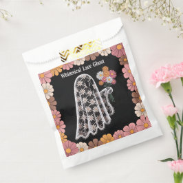 Bolsa De Papel Fantasma de encaje caprichoso Ilustracion floral