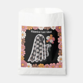 Bolsa De Papel Fantasma de encaje caprichoso Ilustracion floral
