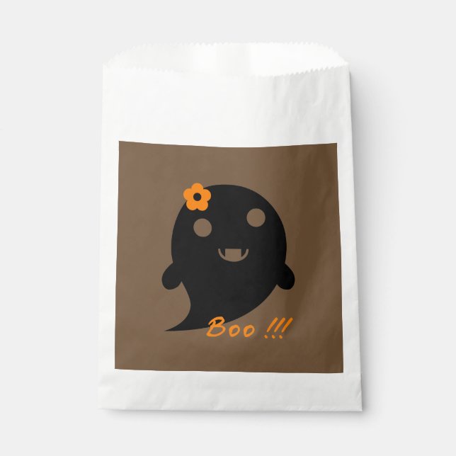 Bolsa De Papel Fantasma de Halloween (Anverso)