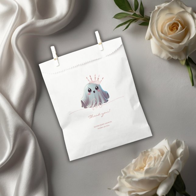 Bolsa De Papel Fantasma Halloween Baby Shower Little Boo (Subido por el creador)