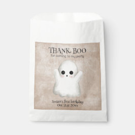 Bolsa De Papel Fantasma Un fantasma Kawaii Cumpleaños
