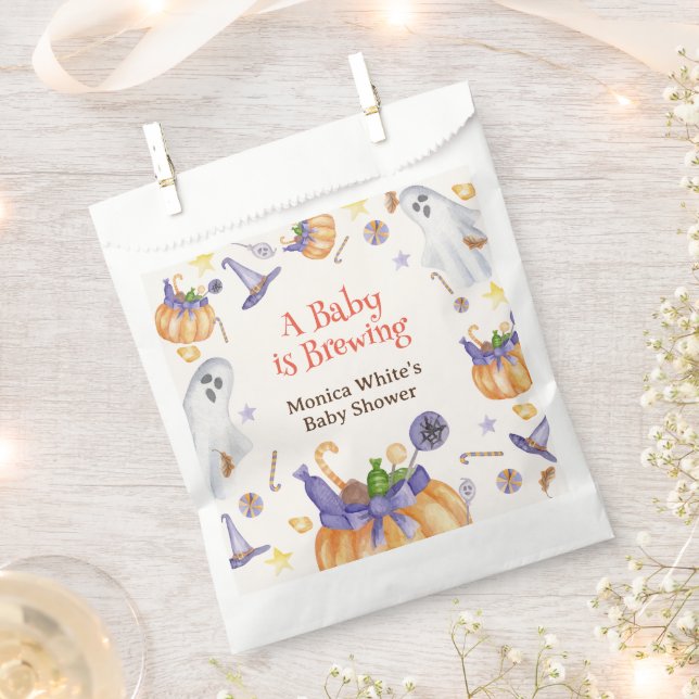 Bolsa De Papel Fantasmas de calabaza de caramelo Fantasma Hallowe (Cortado)