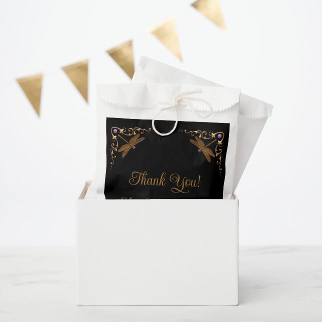 Bolsa De Papel Fantasy Fairy Tale Boda "Gracias" (Fiesta)