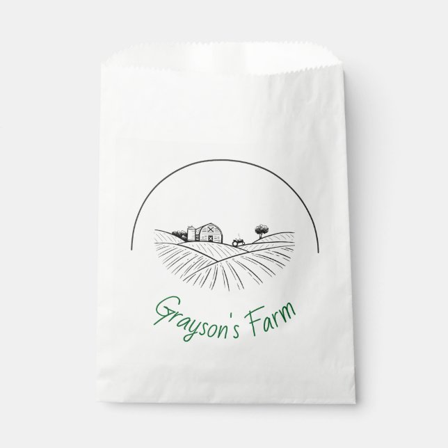 Bolsa De Papel Farm Life  (Anverso)